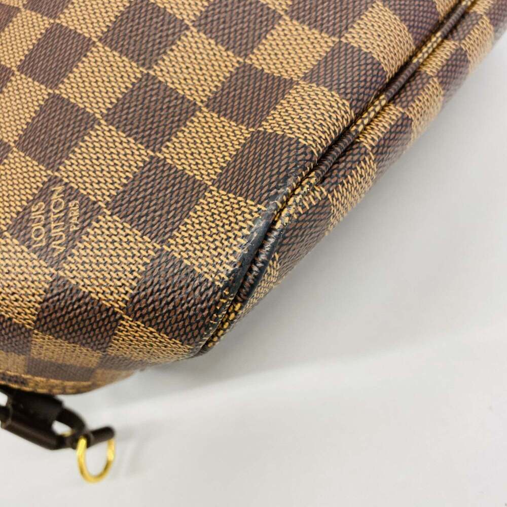 LOUIS VUITTON Brown Damier Neverfull MM Tote Bag - Picture 9 of 10